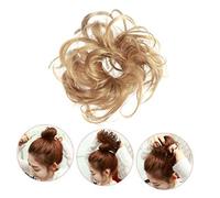 Hemobllo Chignon Ondulé Extension de Cheveux Taille Unique Élastique pour Femmes Chignon Volumineux Soirée et Fête