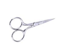 Hemobllo Ciseaux à Sourcils en Acier Inoxydable et Ciseaux à Poils Nez avec Lames Incurvées Coupe Précise, pour Tailler Sourcils, Barbe et Moustache, Usage Personnel