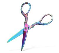 Hemobllo Ciseaux Couture Professionnel Acier Inoxydable Colorés pour Tissus Coupe Précise et Outil Coupe Artisanale pour Broderie et Loisirs Créatifs