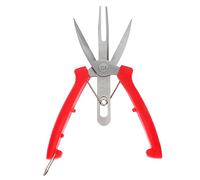 Hemobllo Ciseaux de Verger en Acier Inoxydable Double Lame pour Jardin et Taille D’arbres Fruitiers, Outil Multifonction Jardinage, Poignée Ergonomique Abs Antifadigue, Émondeur Fruitier