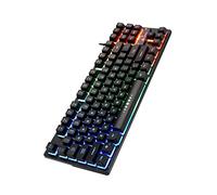 Hemobllo Clavier Mécanique Touches avec Rétroéclairage Et Manette De Jeu pour Ordinateur Portable Et Fournitures De Bureau