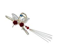 Hemobllo Claw Clip For Thick Hair Clasp Butterfly Tassel Flower Pearl For Weddings And Daily Use