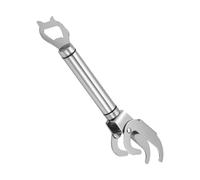 Hemobllo Clip de Gripper à Plat de Bol Chaud Ouvre Bocal Pratique Inoxydable Pince Antibrûlure Multifonctionnelle pour Cuisine Support de Plaque Chauffante et Saisie