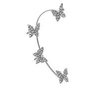 Hemobllo Clip Doreille sans Perçage Zircon pour Femme Élégant et Délicat Accessoire Fantaisie pour ou Casual Charme et Oreille Droite