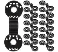 Hemobllo Clips Fixation Filet d'Ombrage 30 Unités Noir, Pinces pour Voile d'Ombrage Jardin, Adaptées pour Serrage et Parasol, Clips Réutilisables pour Filet d'Élevage