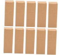 Hemobllo Coffret De Rouge à Lèvres Boîte D'emballage En Papier Kraft 50 Pièces 3,1 x 3,1 x 9 Cm Boîte Pour Cosmétiques Rangement Maison Bureau Voyage