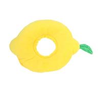 Hemobllo Collier de Récupération pour Chat Colerette Souple Anti-léchage et Anti-grattage Peluche Citron Protection Post-opératoire pour Cicatrisation des Plaies