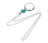 Hemobllo Collier Loupe Rétro 8x Grossissement Lentille Optique Verte Pour Lecture Journal Bijoux Accessoire Portable Pour Amateurs Et Professionnels