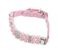 Hemobllo Collier pour Chien avec Perles Tissé Main Design Unique pour Petit Chien ou Chaton Doux et Résistant