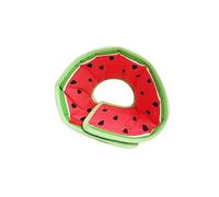 Hemobllo Collier pour Chien en Forme De Cône Et Motif - Motif Pastèque À Gratter pour Chiot