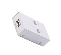 Hemobllo Commutateur USB De Partage Automatique pour Imprimante Et Scanner Box Sélecteur sans Câble pour Usage Bureau Et Maison Compatible Pc Ports