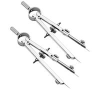 Hemobllo Compas à Ressort en Métal 3 Pièces - Outil de Dessin Géométrique Précis pour Élèves et Enseignants - Compas Professionnel pour Mathématiques et Travaux Manuels