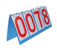 Hemobllo Compteur de Score Portable Quatre Chiffres Pratique Durable pour Sports Basket Tennis Football