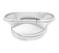 Hemobllo Connecteur de Conduit D'air Flexible et Facile à Plier pour Climatiseur Portable et Raccord de Tuyau de Climatiseur Adaptateur Abs Blanc Adapté pour Ventilation