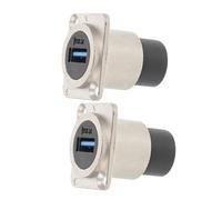 Hemobllo Connecteur USB Monté sur Panneau Femelle pour Cloison Adaptateur De Remplacement pour Ordinateur De Bureau Et Appareils Multimédias