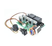 Hemobllo Contrôleur Pwm Ajustable pour Moteur Dc Variateur Vitesse Moteur Réversible Régulateur Puissance avec Grand Couple et Bruit Adapté Applications Industrielles
