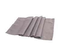 Hemobllo Cotton Window Valance Short Curtain for Kitchen Bedroom Bathroom Solid Color Rustic Farmhouse Style and Easy to Install Grey