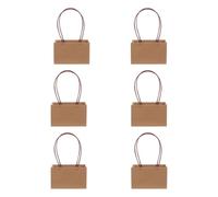 Hemobllo Couleur Kaki Imperméables en Papier Kraft 6 Paquet Pliables Poignées Lot de 6 Pièces pour Fleurs Séchées et Fleurs en Soie Décor de Bureau et Fenêtre