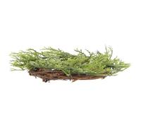 Hemobllo Couronne de Branches de Pin Artificielles pour Porte Support Bougie Pilier Décoration Murale pour Maison ou Fêtes