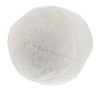 Hemobllo Coussin Boule Peluche Douce Forme Ronde Minimaliste Coussin Décoratif Moelleux pour Salon et Lit Entretien Facile et Confortable