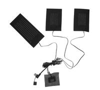 Hemobllo Coussin Chauffant Électrique Anti-plis et Confortable USB Fibre Complexe Chauffage Réglable 45-65℃ pour Vêtements Noirs pour L'hiver en Extérieur