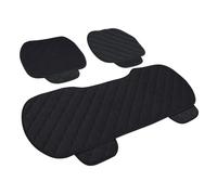 Hemobllo Coussin De Siège En Peluche D’hiver Noir 3 Pièces Tapis Antidérapant Confortable Pour Voiture Usage Conducteur Saison Froide