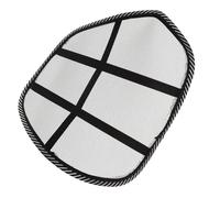 Hemobllo Coussin Lombaire de Voiture Noir en Maille Respirante Support Ergonomique pour Siège Auto Dossier de Chaise et Canapé Coussin de Soutien Dorsal Portable pour Confort Prolongé