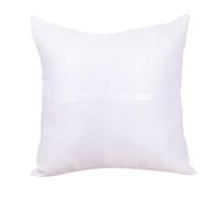 Hemobllo Coussin Porte-alliances Mariage Blanc en Polyester Carré Design Floral Délicat, Réutilisable et Facile à Ranger pour Fête de Mariage Romantique