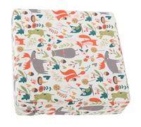 Hemobllo Coussin Rehausseur de Chaise Garçon et Filles Imperméable Réglable Siège Surélevé Confortable pour Bébé et Élève Coussin de Salle à Manger Blanc Facile à Nettoyer Usage