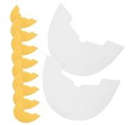 Hemobllo Coussinets pour Talons 5 Paires Autocollants en Caoutchouc pour Réparation et Remplacement de Talon de Chaussures de Sport et Baskets Antidérapants Taille 44-45