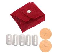 Hemobllo Couteau à avec Lames Acier Inoxydable Trancheur Simple pour Découpe Pâte Résistante et Facile à Nettoyer