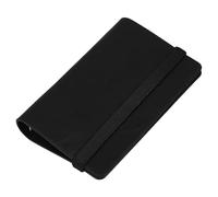 Hemobllo Couverture Classeur Petit Format Cuir PU pour Agenda Protège Cahier Rechargeable avec Séparateur Léger et Portable pour Organisation Quotidienne