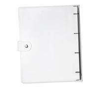 Hemobllo Couverture de Cahier Transparent Plastique avec Anneaux Housse de Protection pour Étudiant