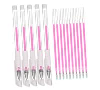 Hemobllo Crayons Marqueurs de Tatouage Sourcils et Lèvres 15 Pièces Stylo Cosmétique Blanc et Rose Waterproof Outil Positionnement Professionnel pour Tatouage Esthétique Visage
