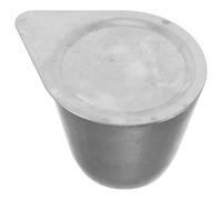 Hemobllo Creuset 30ml en Nickel Résistant aux Hautes Températures avec Couvercle sans Bavure, pour Analyse Thermogravimétrique et Fusion en Laboratoire
