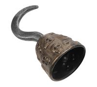 Hemobllo Crochet de Pirate Crâne Rétro Accessoire Costume Garçon et Filles Jouet de Fête Halloween Crochet Plastique Léger Prise Sûre Cosplay Pirate 1 Pièce