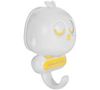 Hemobllo Crochet Mural Décoratif Adhésif sans Perçage Motif Petit Oiseau Blanc, Crochet Porte-clés Mignon pour Vêtements, Salle de Bain, la Cuisine - Fixation Murale sans Trace, Support