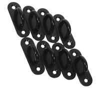 Hemobllo Crochets à Œillet en Acier Inoxydable M6 8 Pièces Supports Robustes pour Tissu d'Ombre Fixation Murale et Plafond Résistants à la Corrosion pour Usage Intérieur et Extérieur