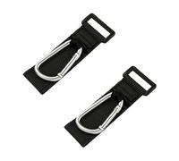 Hemobllo Crochets Alliage Argenté Support pour Paquet Courses et Bagages Lot de 2 pour Poussette Mousqueton pour Promenade et Pique-niques