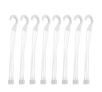 Hemobllo Crochets en Plastique pour Paniers Suspendus Lot de 10, Supports pour Pots de Fleurs de 20 CM Chaînes, Adaptés à Suspendre Pot Fleur Extérieur et Intérieur