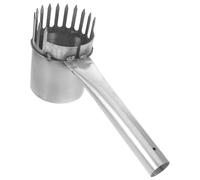 Hemobllo Cueille-Fruits en Acier Inoxydable Panier Intégré Outil de Récolte Portable pour Myrtilles et Jujubes Accessoire de Jardinage Multifonction pour Cueillette Rapide et Sécurisée