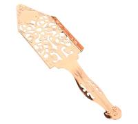 Hemobllo Cuillère à Absinthe Acier Inoxydable Résistante et Creuse pour Fontaine Bar Filtre Pratique pour Professionnels et Amateurs Absinthe Rose Doré