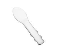 Hemobllo Cuillère à Crème Visage Outil Extraction de Crème Compact Portable Argentée en Acier Inoxydable pour Massage Visage, pour Femmes et Filles