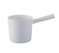 Hemobllo Cuillère à Eau en Plastique Blanche Long Manche, Louche la Cuisine pour Puiser Eau et Égoutter Légumes, pour Préparation Soupe Maison