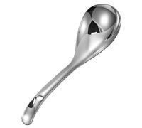Hemobllo Cuillère à Riz Acier Inoxydable de Taille Moyenne et Antiadhésive Louche Polyvalente pour Riz Soupe et Purée Ustensile de Cuisine Résistant pour Maison Hôtel et Restaurant