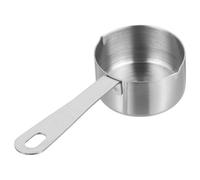 Hemobllo Cuillère à Sauce Inox pour Cuisine Cuillère à Mesurer Polyvalente Ustensile Résistant et Facile à Ranger pour Sauces Soupes et Épices