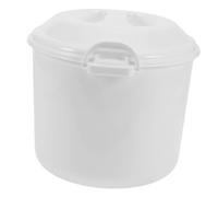 Hemobllo Cuiseur à Riz Micro Ondes Portable avec Panier Vapeur Ustensile de Cuisine Plastique Chauffe Riz Multifonction pour Maison et Repas