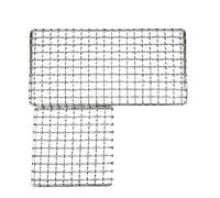Hemobllo Cuisson Acier Inoxydable pour Barbecue Panier Grillage Multi-usages pour Camping Et Cuisine Extérieure Évite Les Chutes Alimentaires Et Assure Une Cuisson Uniforme