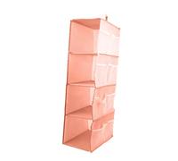 Hemobllo de Rangement Suspendu Multifonctionnel de Stockage Pliable Oxford Rose pour Optimiser Espace Petits Dortoirs et Garde Robe