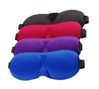 Hemobllo De Sommeil 3d Lot De 4 Bandeau Yeux Confortable En Noir Violet Rouge Et La Maison Camping Cache-œil Et Apaisant Pour Hommes Et Femmes